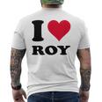 I Love Roy メンズTシャツ バックプリント