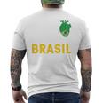 Maillot Brésil Football Brésil Drapeau Brésil Football T-shirt imprimé au dos