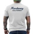 Monterey California Throwback Classic メンズTシャツ バックプリント