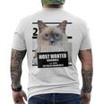 Most Wanted ラグドール ラグドール 猫 メンズTシャツ バックプリント