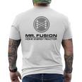 Mr Fusion 家庭用エネルギーリアクター メンズTシャツ バックプリント