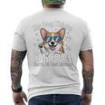 My Dog Thinks I'm Cool Corgi Dog Lover 長袖tシャツ メンズTシャツ バックプリント