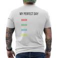 My Perfect Day、サッカー 長袖tシャツ メンズTシャツ バックプリント