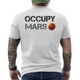Occupy Mars 公式スペース Nasa 火星ミッション メンズTシャツ バックプリント