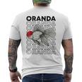 Oranda Goldfish 80年代スタイル ファンシー金魚オーナー メンズTシャツ バックプリント