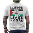 Palestinian Lives Matter メンズTシャツ バックプリント