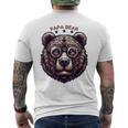 メンズ Papa Bear Face サングラス Papa Bear Lover 父の日 メンズTシャツ バックプリント