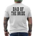 Papà Dellaposa Padre Dellaposa Papà Figlia Matrimonio T-shirt da uomo con stampa posteriore