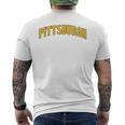 Pittsburgh Throwback Classic メンズTシャツ バックプリント