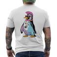 Punkuin 面白い パンクロック パンクロック ペンギン 長袖tシャツ メンズTシャツ バックプリント