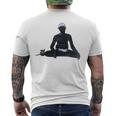 Ramana Maharshi アートワーク メンズTシャツ バックプリント