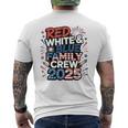 Red Blue White Family Crew 2025 4Th Of July Men's T-shirt Back Print