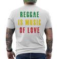 Reggae Is Music Of Love 長袖tシャツ メンズTシャツ バックプリント