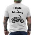 I Ride A Monkey オートバイ ミニバイクシャツ メンズTシャツ バックプリント
