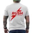 Rush Poppers リキッドインセンス オリジナルゲイボトム メンズTシャツ バックプリント
