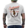 Scottsman's Isle Ofkyecotland Fine Ales メンズTシャツ バックプリント