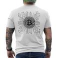 Snirt ビットコイン モチーフ ビットコイン ビットコインカップ メンズTシャツ バックプリント