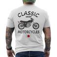 Sr400 ブラックスポーク クラシックバイク モーターサイクリスト オートバイ メンズTシャツ バックプリント