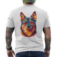 Swedishallhund 犬 モチーフ ペット サングラスwedishallhund メンズTシャツ バックプリント