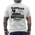 Toonces 自動車教習所 エスト 伝説の運転 猫 面白い メンズTシャツ バックプリント