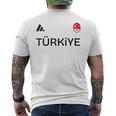Turkiye トルコ国旗 トルコ オリンピック シューティング チーム スポーツ メンズTシャツ バックプリント