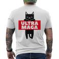 Ultra Maga Cat メンズTシャツ バックプリント