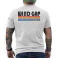 Wind Gap Pa Hometown Pride レトロ 70年代 80年代スタイル メンズTシャツ バックプリント