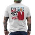 「今年一番素晴らしい言葉だ」トランプクリスマス 長袖tシャツ メンズTシャツ バックプリント