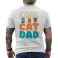 かっこいい猫お父さん面白い猫好きの男性 長袖tシャツ メンズTシャツ バックプリント