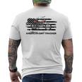 アメリカンダートトラッカー フラットトラックレーサー ダートトラック メンズ ボーイズ メンズTシャツ バックプリント