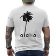 アロハ ハワイ ハワイアン ヤシの木 メンズTシャツ バックプリント