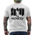 アーチェリー コンポジットボウ メンズTシャツ バックプリント