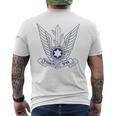 イスラエル空軍 Aif 空軍 空軍 宇宙軍 ミリタリー メンズTシャツ バックプリント