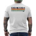 オシュコシュ、ウィスコンシン州エリアコード 920 レトロヴィンテージスタイルtシャツ メンズTシャツ バックプリント
