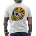 カフェインとガソリン メンズTシャツ バックプリント