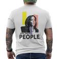 カマラ ハリス フォーピープル2024 選挙総長 メンズTシャツ バックプリント