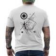 カンディンスキー ブルー、1922 年のアートワーク メンズTシャツ バックプリント