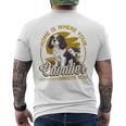 キャバリア・キング・チャールズ・スパニエル メンズTシャツ バックプリント