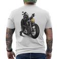 ゴリラ バイク バイカー メンズTシャツ バックプリント