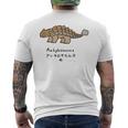 ジュラシック・ワールド Ankylosaurus Loose Illust メンズTシャツ バックプリント