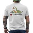 ジュラシック・ワールド Dinosaurs Loose Illust メンズTシャツ バックプリント