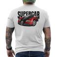 スー、スポーツカー、マッスルカー、レースカーのtシャツ。 メンズTシャツ バックプリント