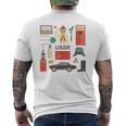 ソ連属性sovi8ビンテージプロパガンダ。 メンズTシャツ バックプリント