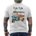 タイ トゥクトゥク バンコク メンズTシャツ バックプリント