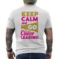 チア チアリーディング Keep Calm And Go チアリーディング メンズTシャツ バックプリント