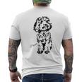 トイプードル かわいい犬好きのギフト レディース スタンダードプードル メンズ メンズTシャツ バックプリント