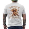 トイプードル 犬種 ペットプードル ママ メンズTシャツ バックプリント