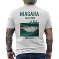 ナイアガラフォールズ ロードトリップ 2025 夏休み ナイアガラ メンズTシャツ バックプリント
