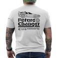 バック・トゥ・ザ・フューチャー Time Machine Future Changer Retro メンズTシャツ バックプリント