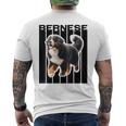 バーニーズマウンテンドッグ愛好家 メンズTシャツ バックプリント